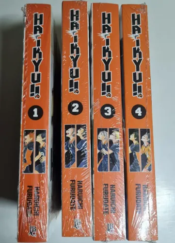 Manga Haikyu!! Volumes 1,2,3 e 4