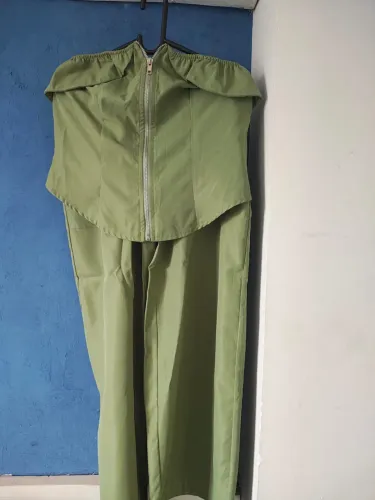 Conjunto corset e calça