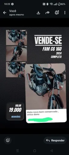 Moto à venda 160