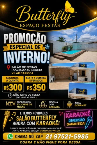 Aluguel de salão de festas em inhoaiba vilar carioca 