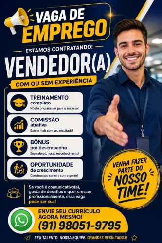 Vaga disponível!