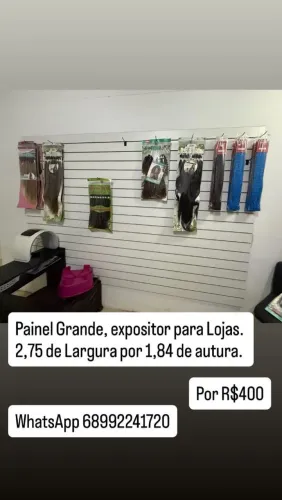 Painel expositor loja