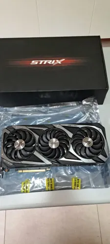 Placa de Vídeo Nvidia GeForce RTX 3070 Ti 8GB GDDR6X 256bits Asus ROG Strix OC