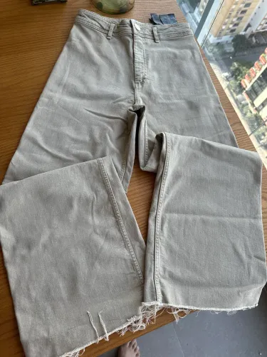 Calça Zara The Marine Straight Original - Tam 38 (Cintura Alta)