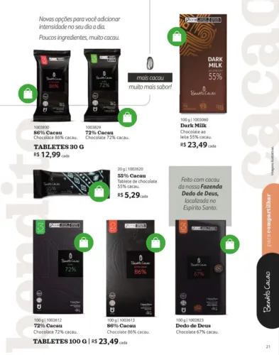 Chocolates cacau Show