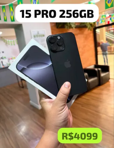 iPhone 15 pro 256g sem detalhes 