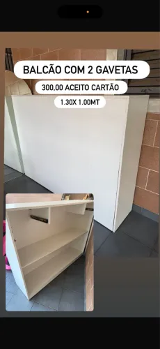 Balcão com caixa