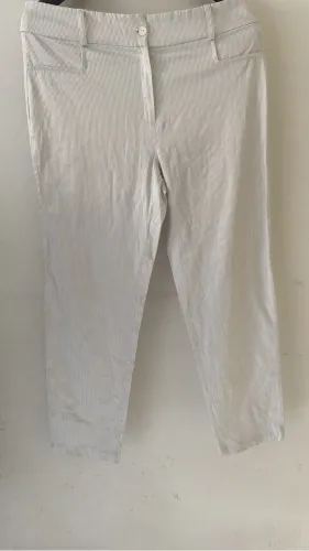 Calça branca c/lycra poliéster