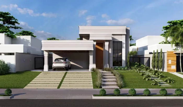 CASA DE ALTO PADRÃO À VENDA NO CONDOMÍNIO CARIBE GOLF - PALMAS/TO | ESTILO NEOCLÁSSICO, 4