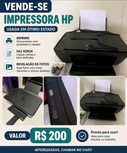 IMPRESSORA SEMI NOVA (Não acompanha cartuchos)