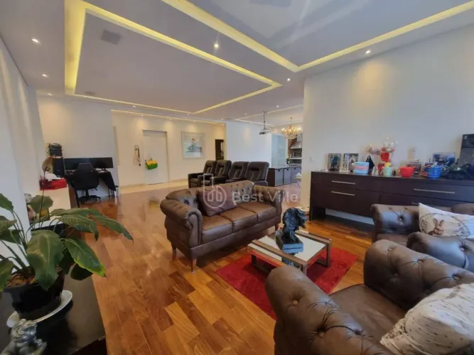 Apartamento com 4 dormitórios para alugar, 367 m² por R$ 32.000,00/mês - Alphaville - Sant
