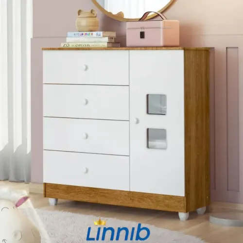 CÔMODA LIFE INFANTIL PAGA SOMENTE NA HORA DA ENTREGA VENHA PARA LINNIB MÓVEIS E ELETRO