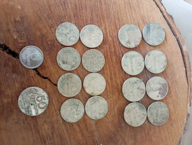 Lote 18 Moedas 1967 Originais - 5, 10, 20 e 50 Centavos - 1º Ano Cruzeiro Raro