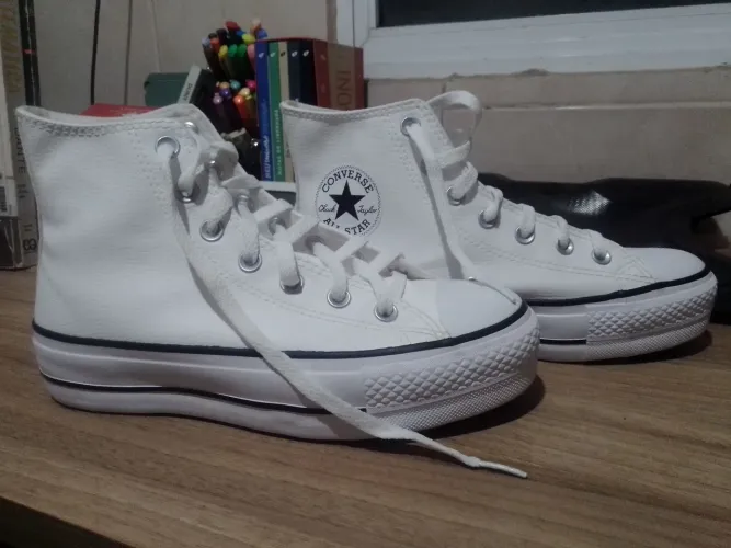 Tênis Converse Chuck Taylor All Star Lift Branco Original - Tam. 37