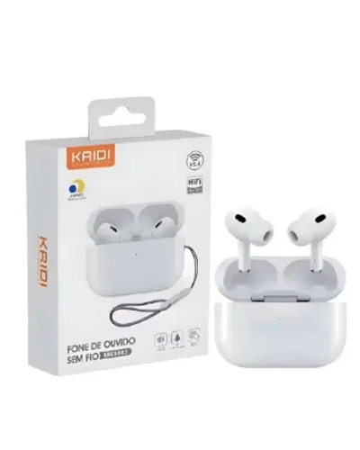 Fone De Ouvido Sem Fio Bluetooth 5.4 Tws Knc5603 Branco