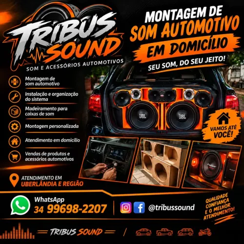 ? Montagem de Som Automotivo em Domicílio - Tribus Sound