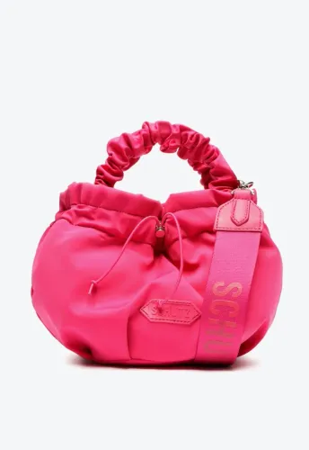 Bolsa Tiracolo Pequena Lolla Nylon Pink da marca Schutz