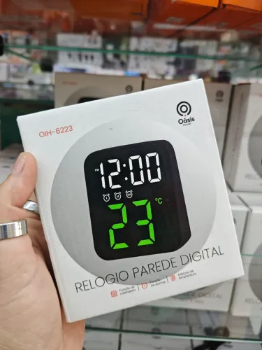 Relógio de Parede Digital - NOVO
