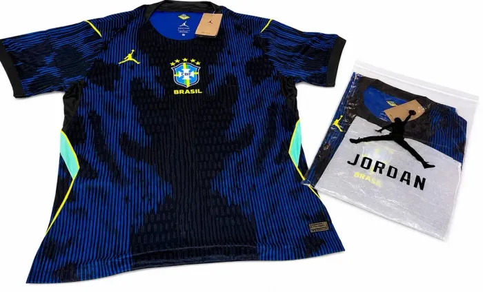 Camisa do Brasil azul da Jordan