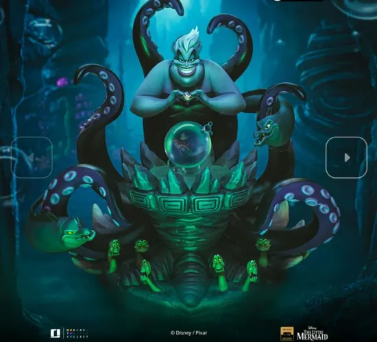 Ursula Deluxe Iron Studios Disney Pequena Sereia