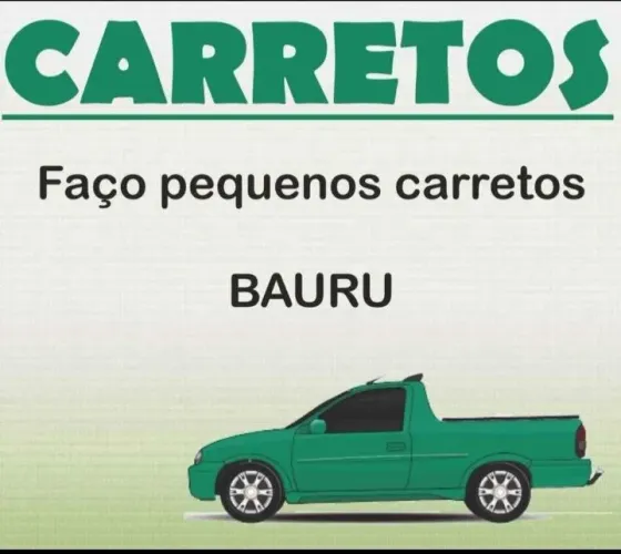 Faço pequenos carretos em Bauru  