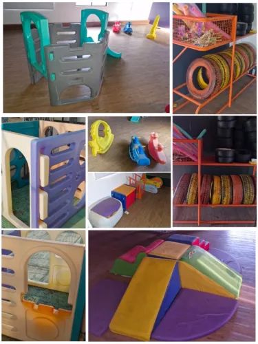 Playground e diversos brinquedos da Freso