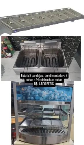 Utensílios para lanchonete 