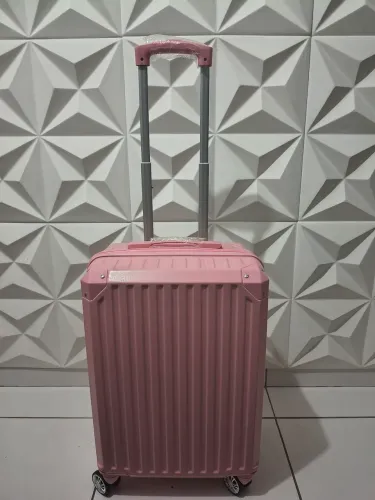 Mala de viagem rosa 10kg
