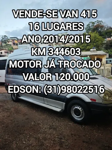 Mercedes-Benz Sprinter 415 Van Luxo T.a. 2.2 Diesel 2015