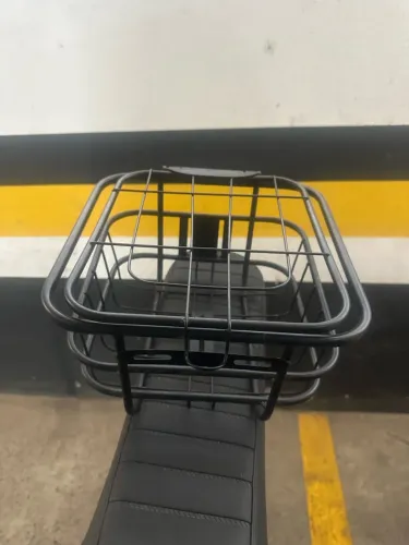 Cesta de ferro para bicicleta