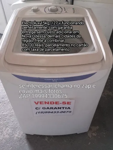 Máquina de lavar roupas