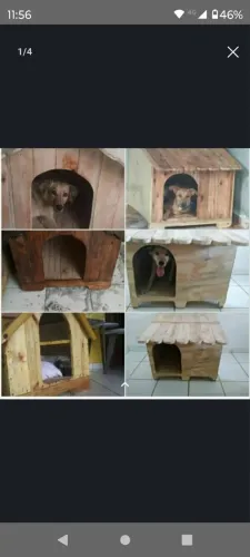 Casinhas de madeira pra seu pet