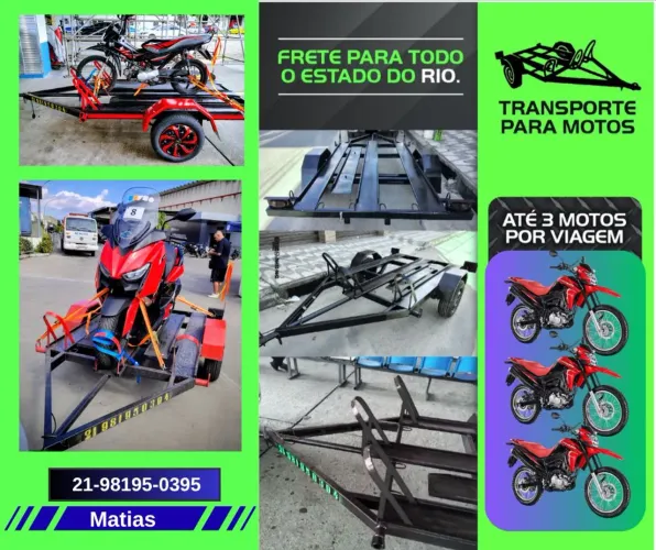 Frete de motos RJ 