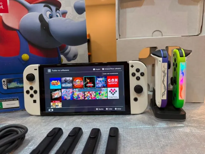 Nintendo switch OLED desbloqueado 