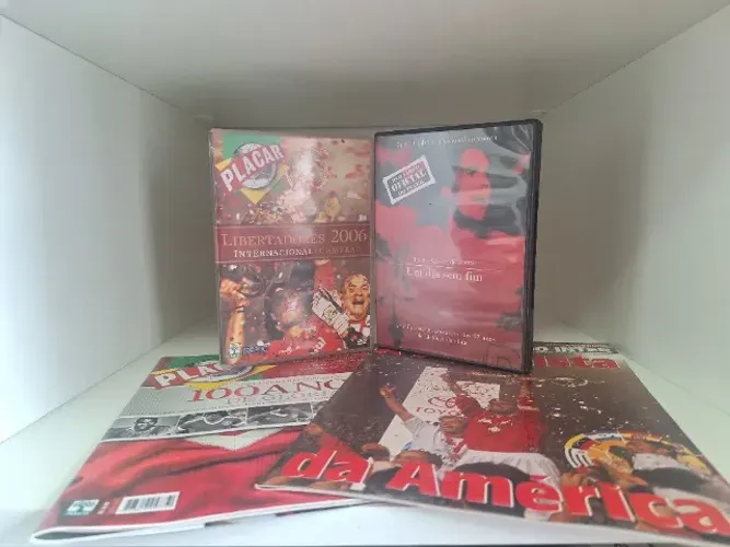 Kit DVDs Internacional (Placar/Um dia sem Fim) + Posters/Revistas/Jornais 2006/2008/2010
