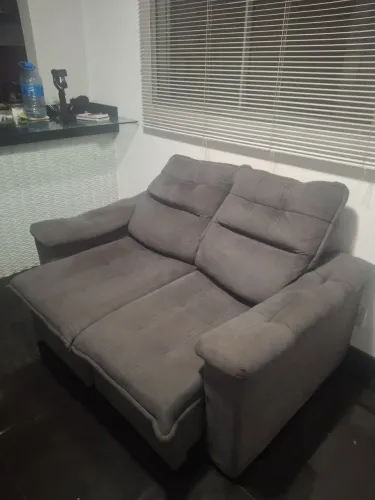 Sofá Reclinável 2 Lugares King House Verona Premium - Ótimo Estado