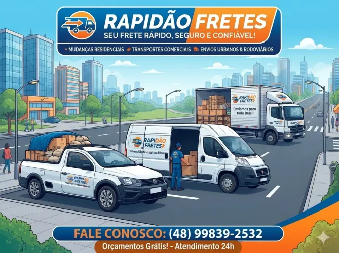 Frete de grandes e pequenos portes *