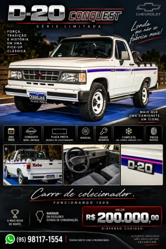 Chevrolet D-20 4.0 Champ/conquest/el Caminho Dies. 1993