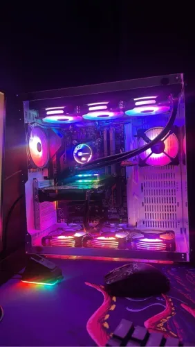 Gabinete Aquário Branco Full Tower