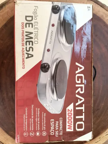 Camping Fogão Elétrico Agratto 2 Bocas 2000w 127v