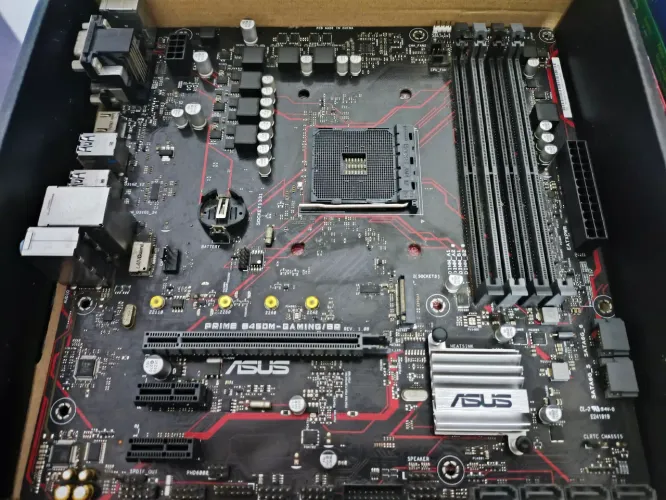 ASUS PRIME B450M-GAMING/BR com defeito, vendida no estado