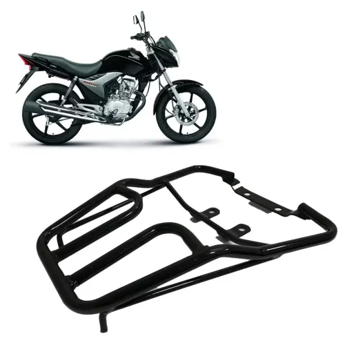 Bagageiro para Titan/Fan 150 ano 2009 a 2013 - preto