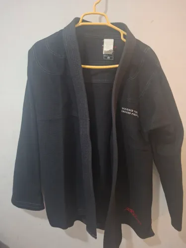 Kiimono Adulto de jiujiitsu 500 preto outshock