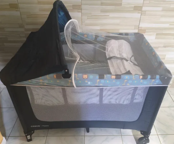 Berço Portátil Dobrável - Ideal para Viagens!