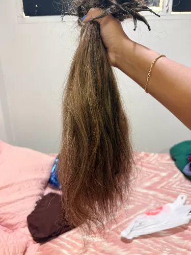 Cabelo Mel liso 60 cm