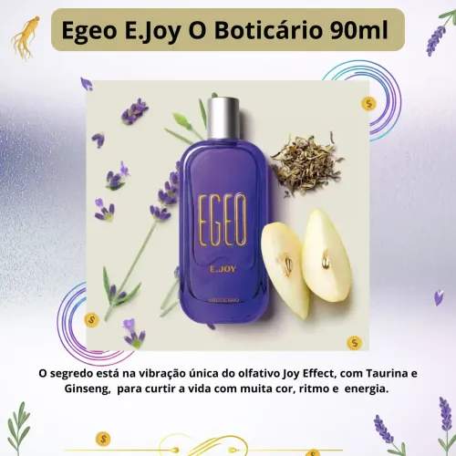 Egeo E.Joy 90ml Colônia O Boticário