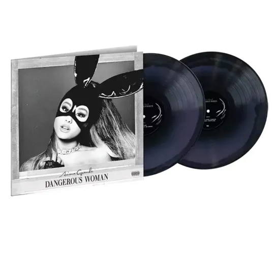 Ariana Grande Dangerous Woman Purple Black Swirl 2LP Vinil Lacrado