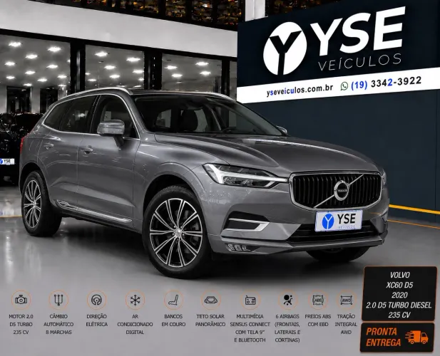 Volvo XC 60 D-5 Momentum 2.4 AWD Diesel 5P 2020