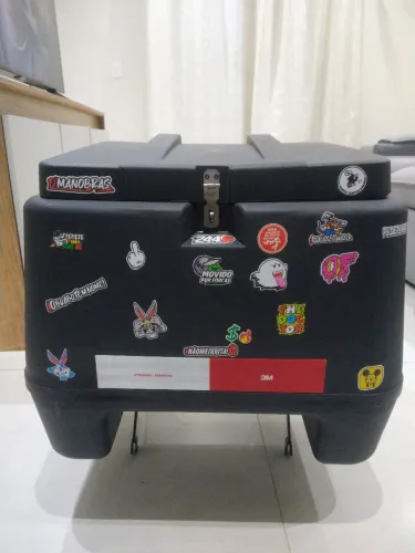 Baú 80L PROTORK com bagageiro Titan 160
