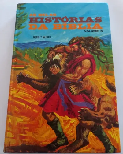 Livro ilustrado as belas histórias da Bíblia volume 1,3 e 5